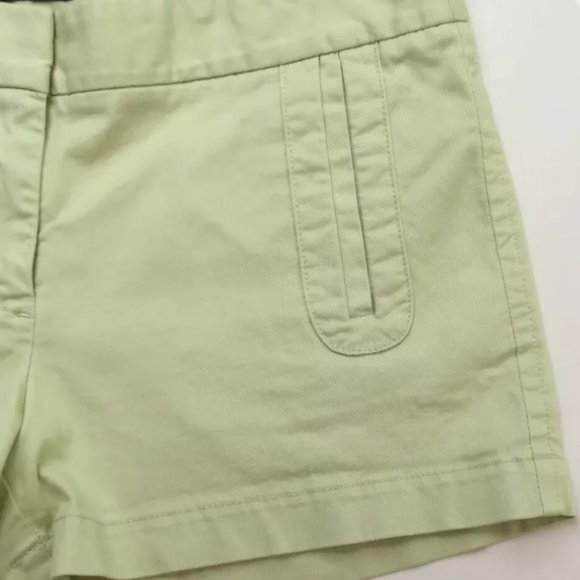 J.CREW Chino Broken-In Lime Black Label Shorts SZ 4 - Picture 5 of 7